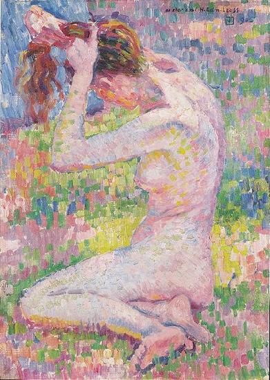 Theo Van Rysselberghe Sitzender Akt oil painting picture